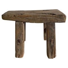Sgabello antico Mini Elm Wood