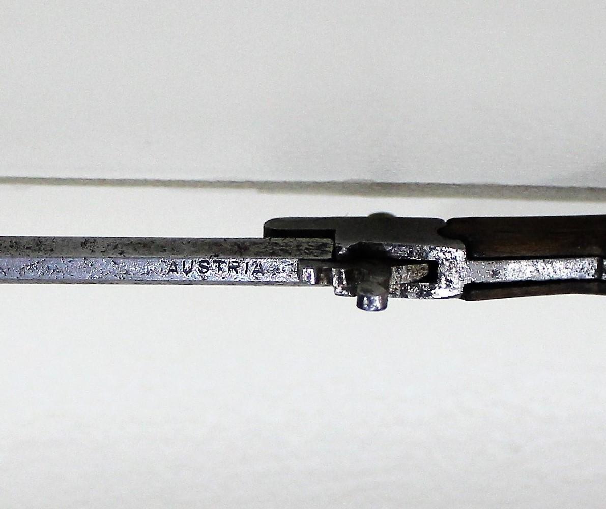 19th Century Antique Miniature Austrian Rifle Gun