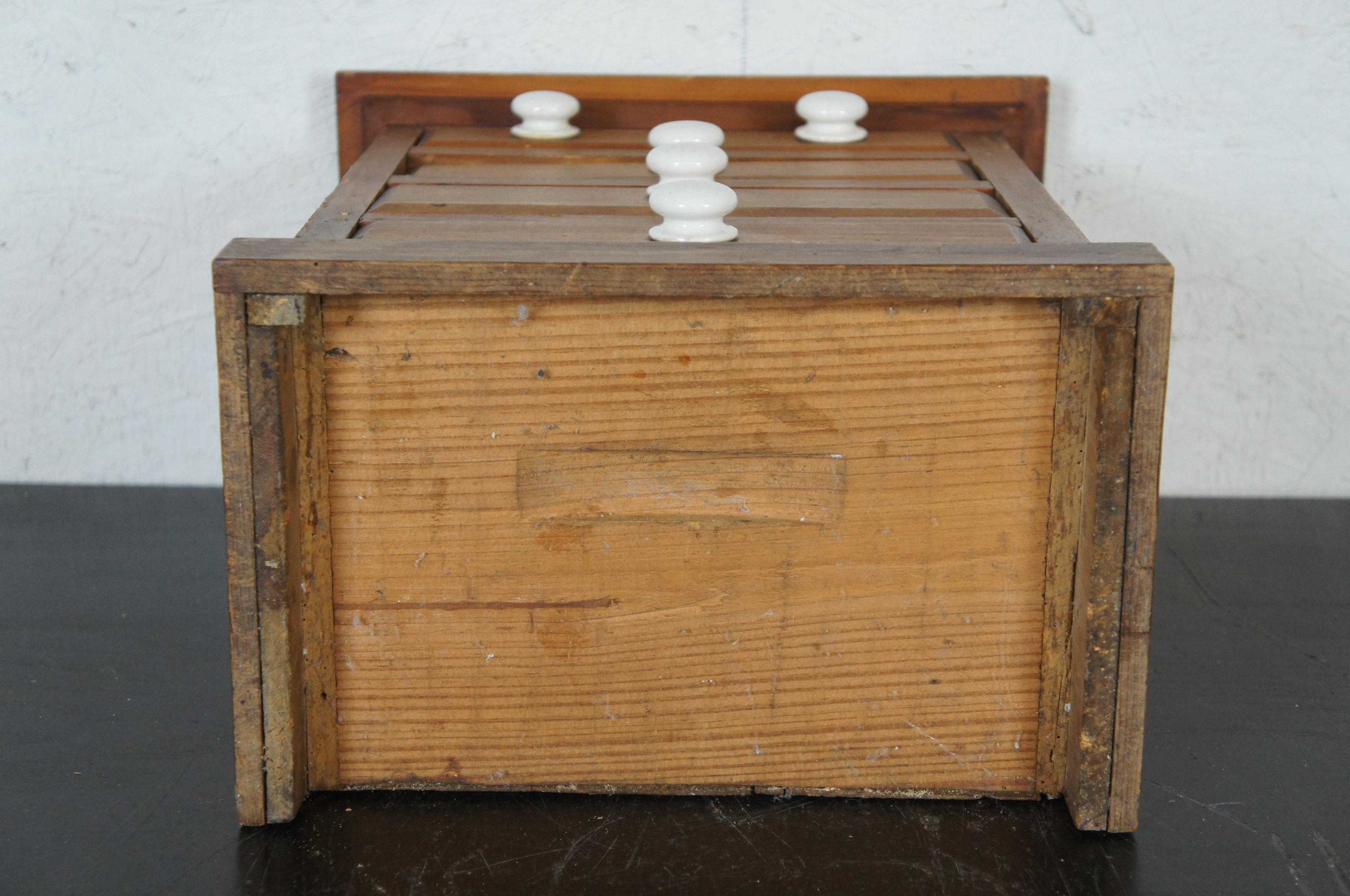 Antique Miniature Doll Furniture Dresser Chest of Drawers 1