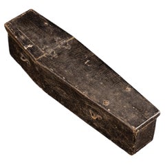 Antique Miniature I.O.O.F. Coffin Lodge Box