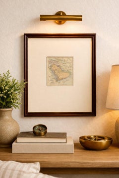 Antique Miniature Map of Arabia, Johnston 1909, Middle East Ottoman Peninsula