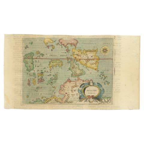 Antique Miniature Map of the Maluku Islands by Lasor a Varea, 1713