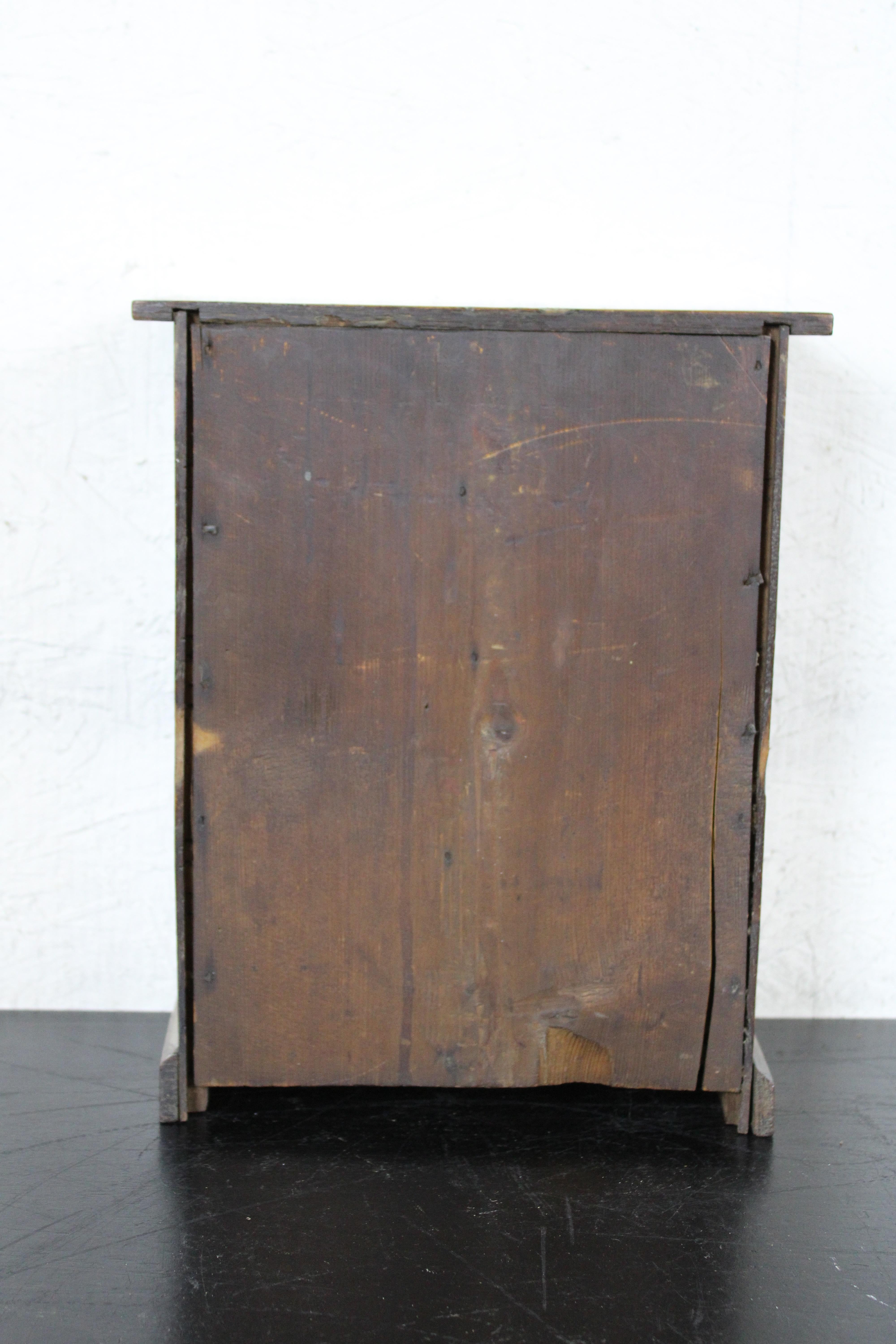 Victorian Antique Miniature Oak Salesman Sample Dresser Chest Toy Doll Furniture