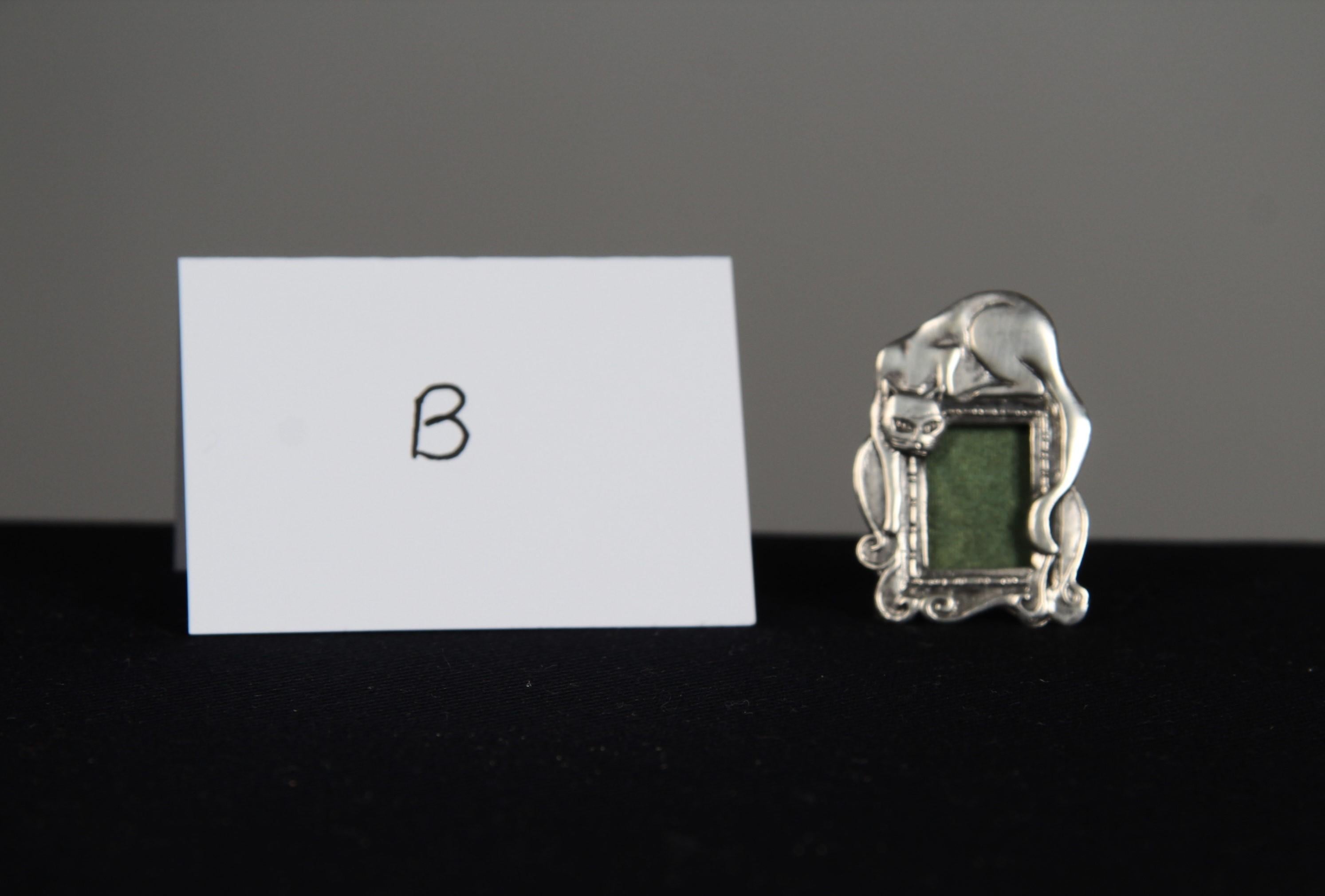 20th Century Antique Miniature Picture Frame, France, Art Nouveau, 1910s, 1 x 2 cm