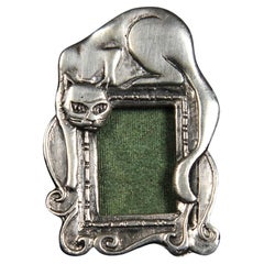 Antique Miniature Picture Frame, France, Art Nouveau, 1910s, 1 x 2 cm