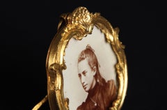 Antique Miniature Picture Frame, Victorian, France, 1880s, 5 x 5 cm