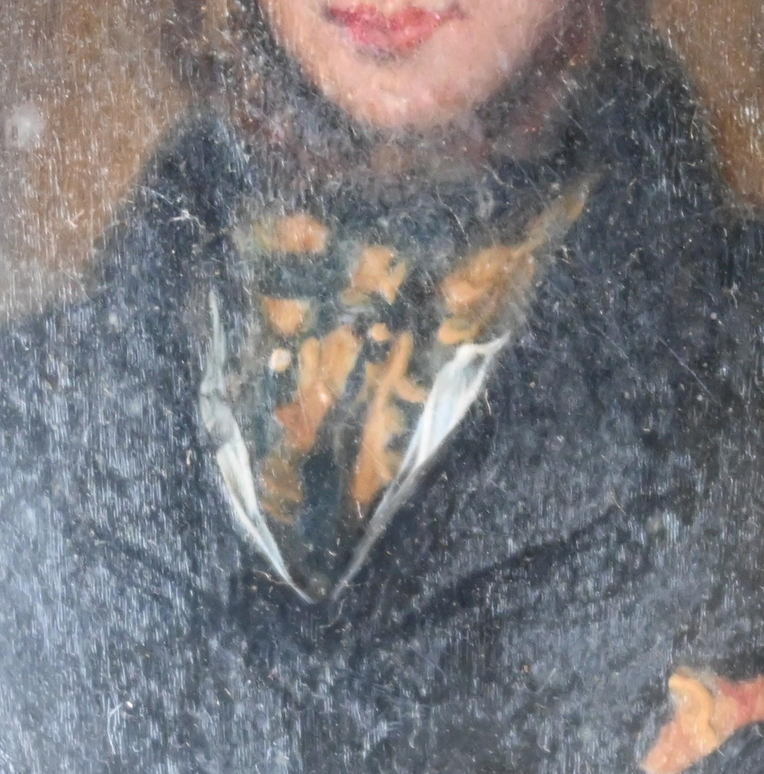Retrato Miniatura Antiguo De Un Hombre Joven - Circa 1830-1845 Luis Felipe en venta