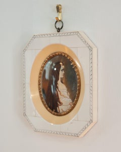 Antique Miniature Portrait of Empress Elisabeth of Austria