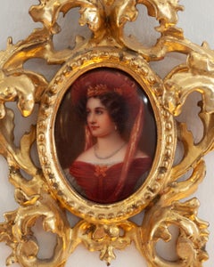 Antique Miniature Portrait of Isabella von Trauffkirchen-Engelberg