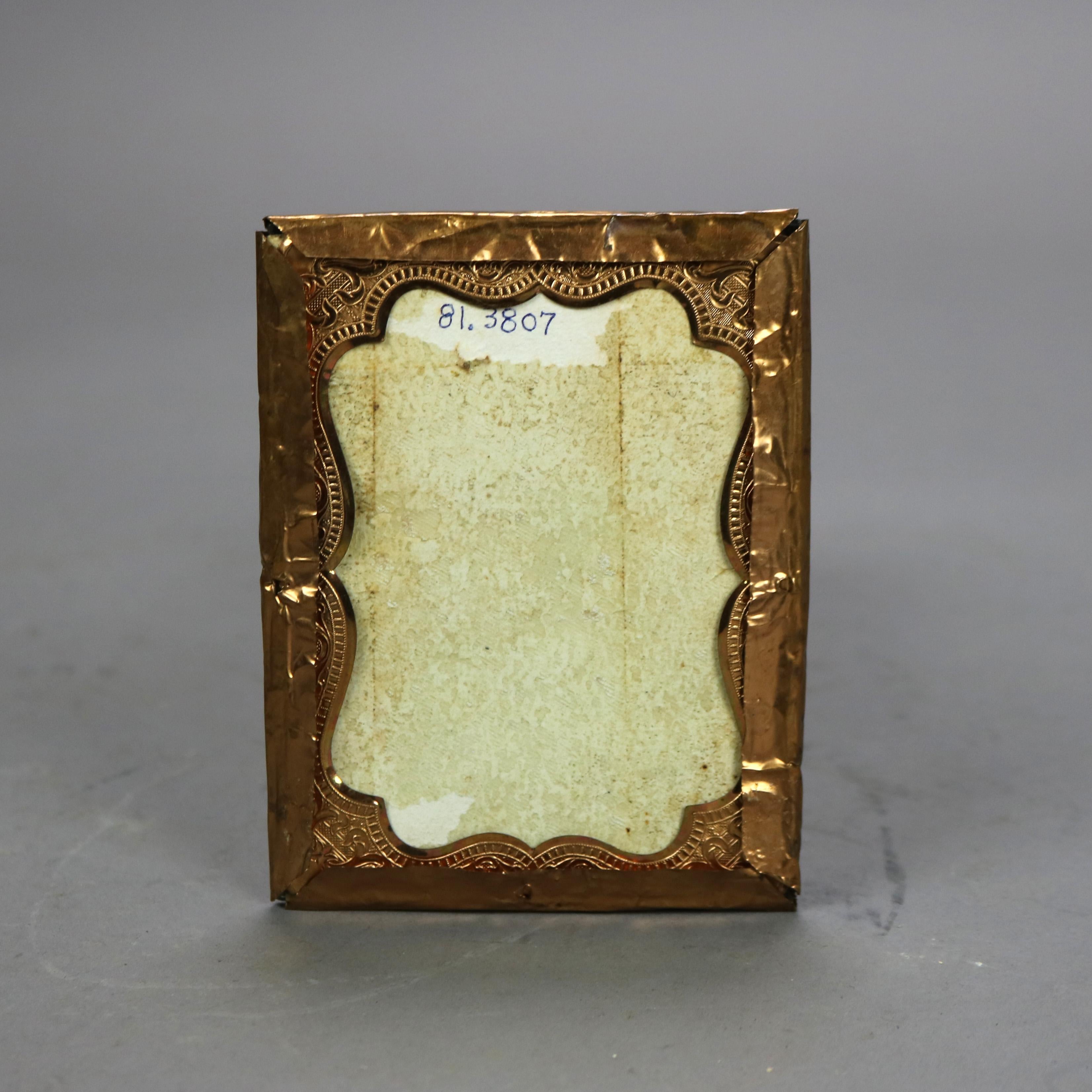 Miniature ancienne de femme & Child, encadrée, 19e siècle en vente 1