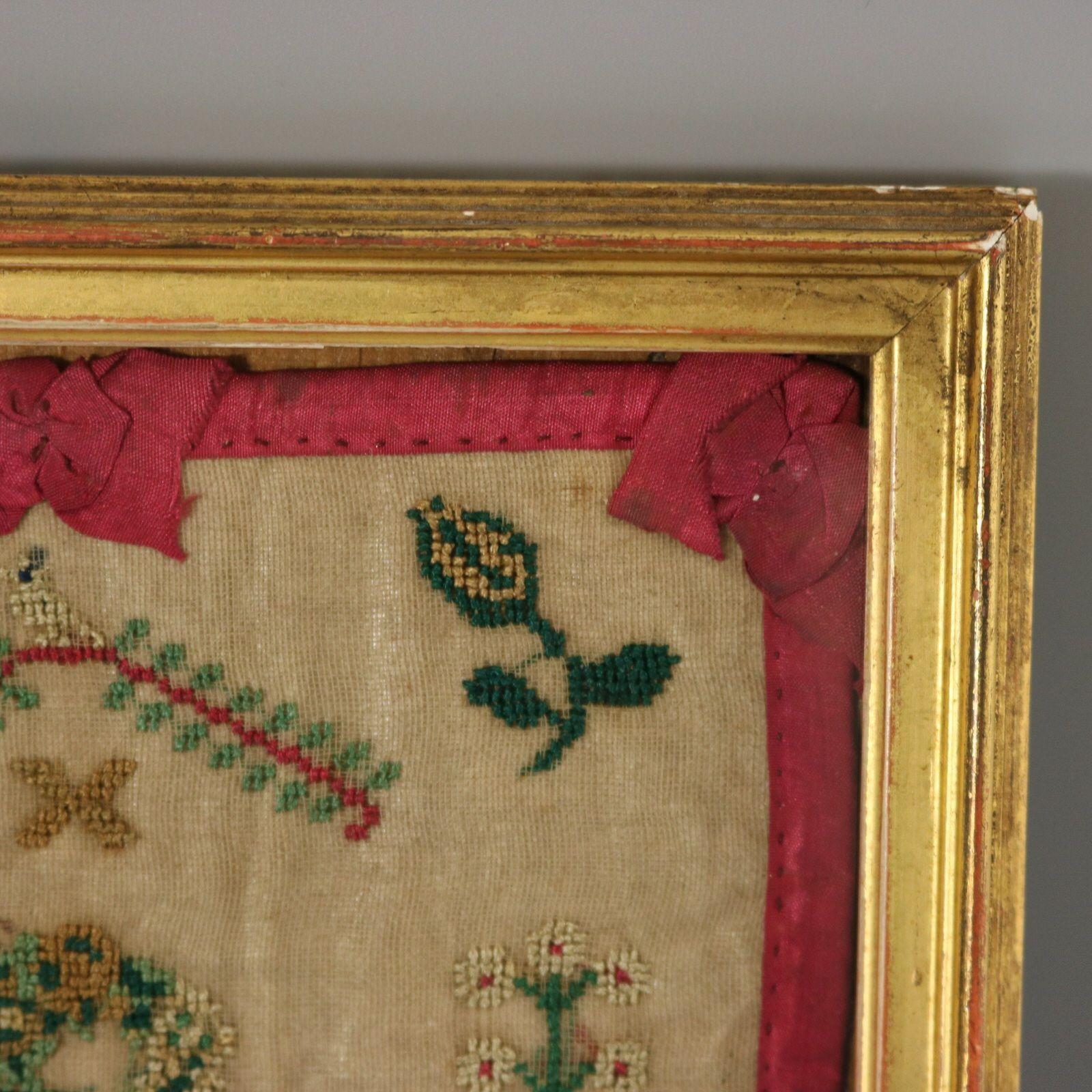 Antique Miniature Sampler, circa 1800, by Sophia Honey In Good Condition For Sale In Chelmsford, Essex