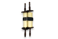Antique Miniature Sefer Torah Written on Parchment