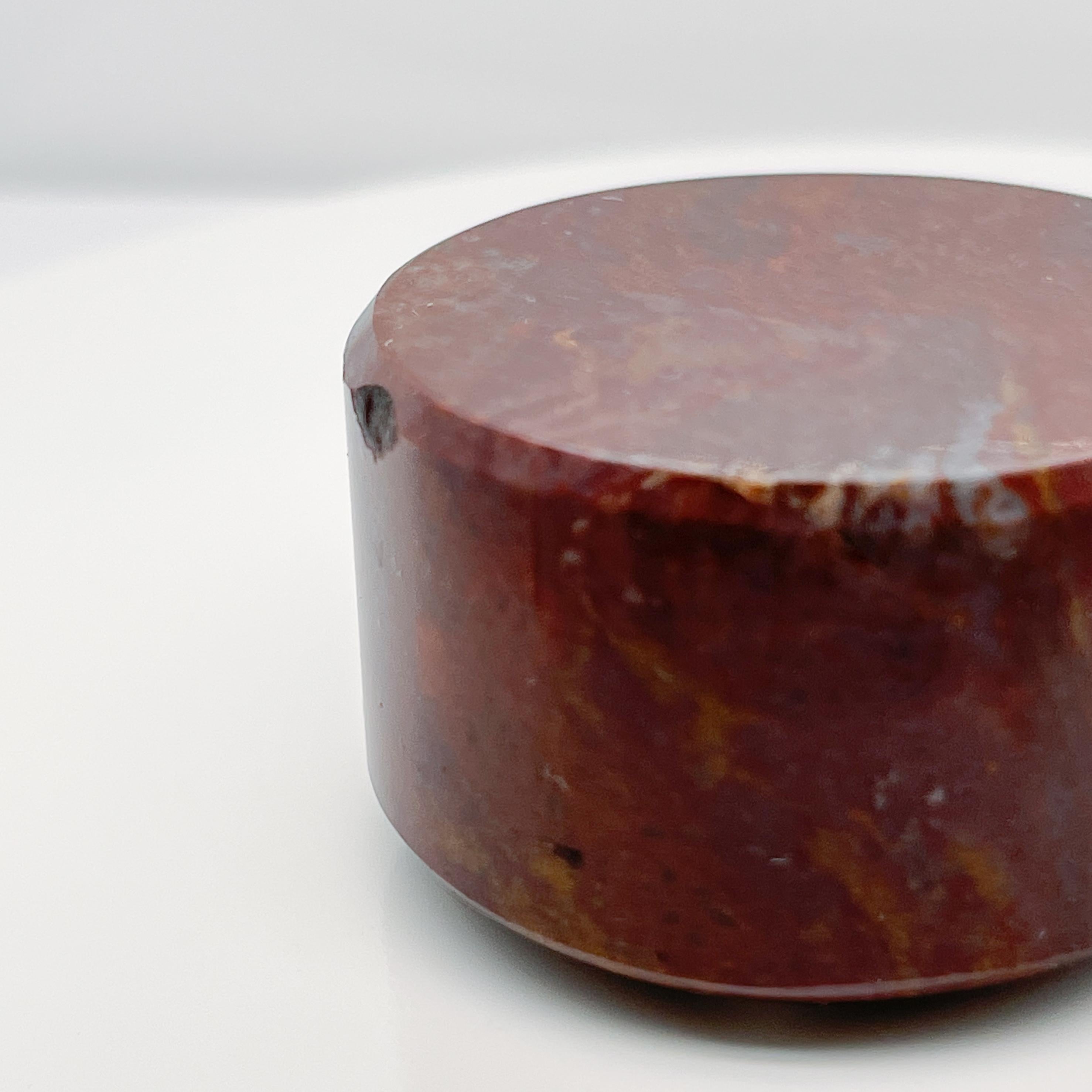 Women's or Men's Antique Miniature Specimen Marble or Hard Stone Compass For Sale