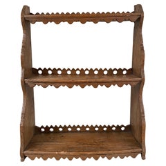 Antique Miniature Wooden Rack, England 19 Th Century