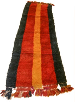 Antique Minimalist Uzbek Julkhyr Rug with Vertical Monochrome Stripes