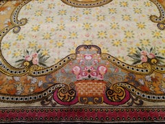 Antique Mint Condition Belgian Art Deco Carpet