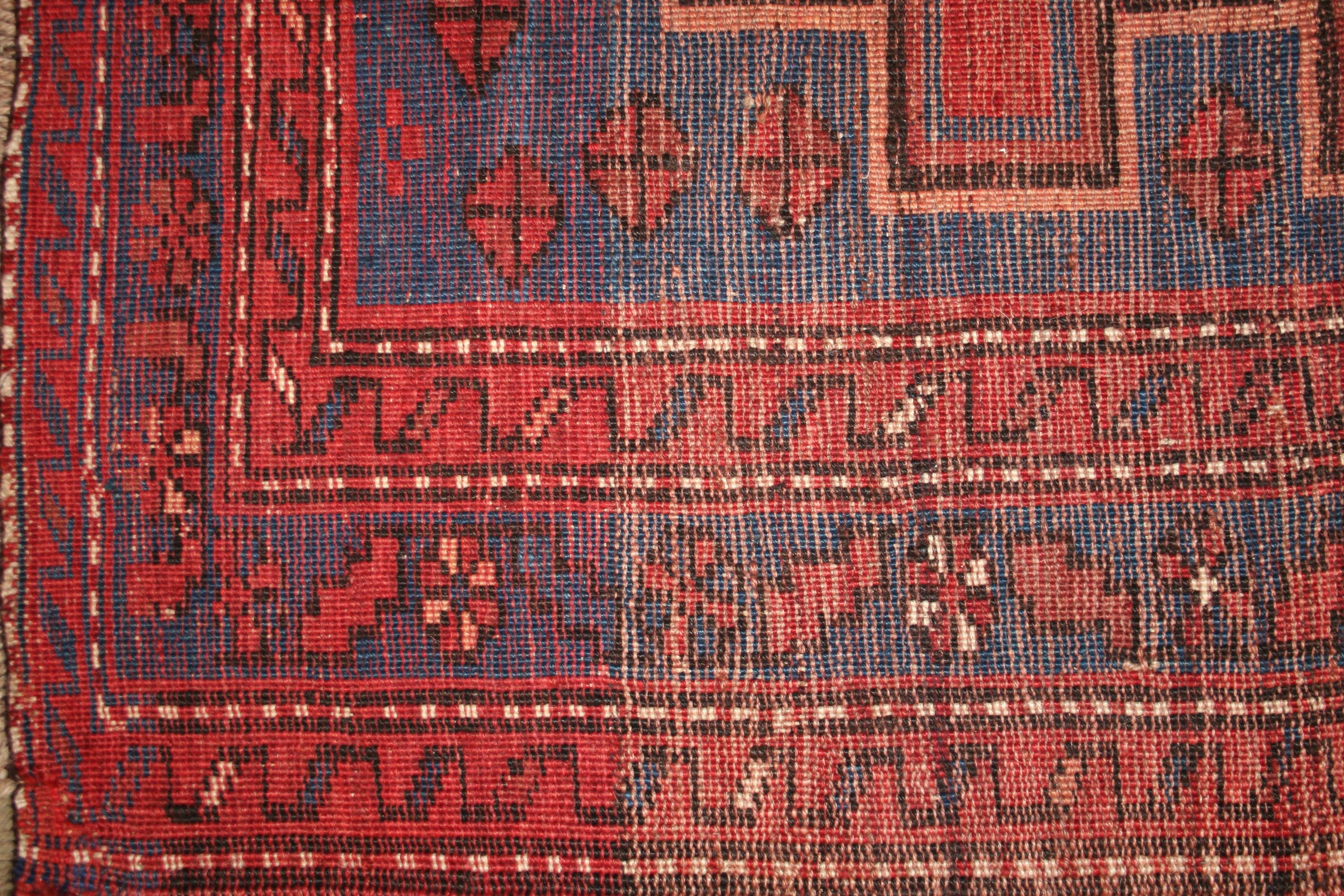 Wool Antique Mint Condition Caucasian Armenian Kazak Rug For Sale