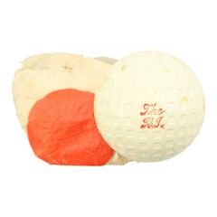 Antiker mintfarbener gemusterter Golfball aus Mesh 'B.i'