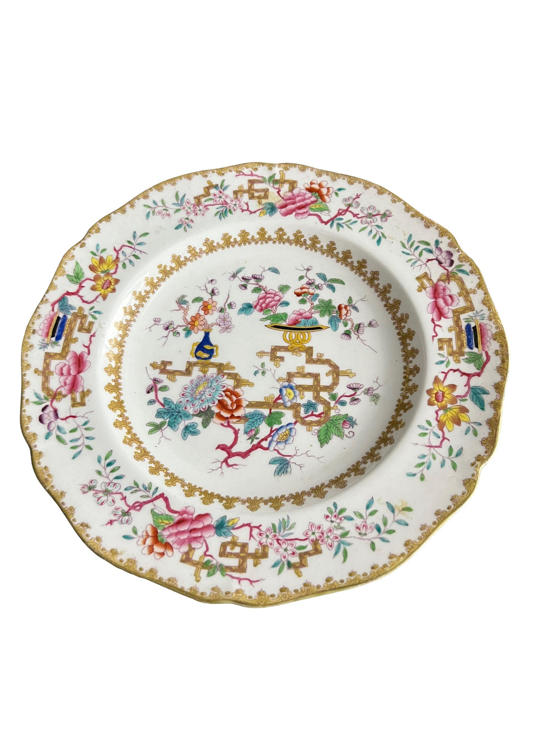 assiette chinoise ancienne signature