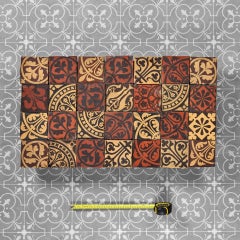 Antique Minton & Hollins Tile Splashback