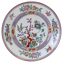 Antique Minton Indian Tree Purple Plate