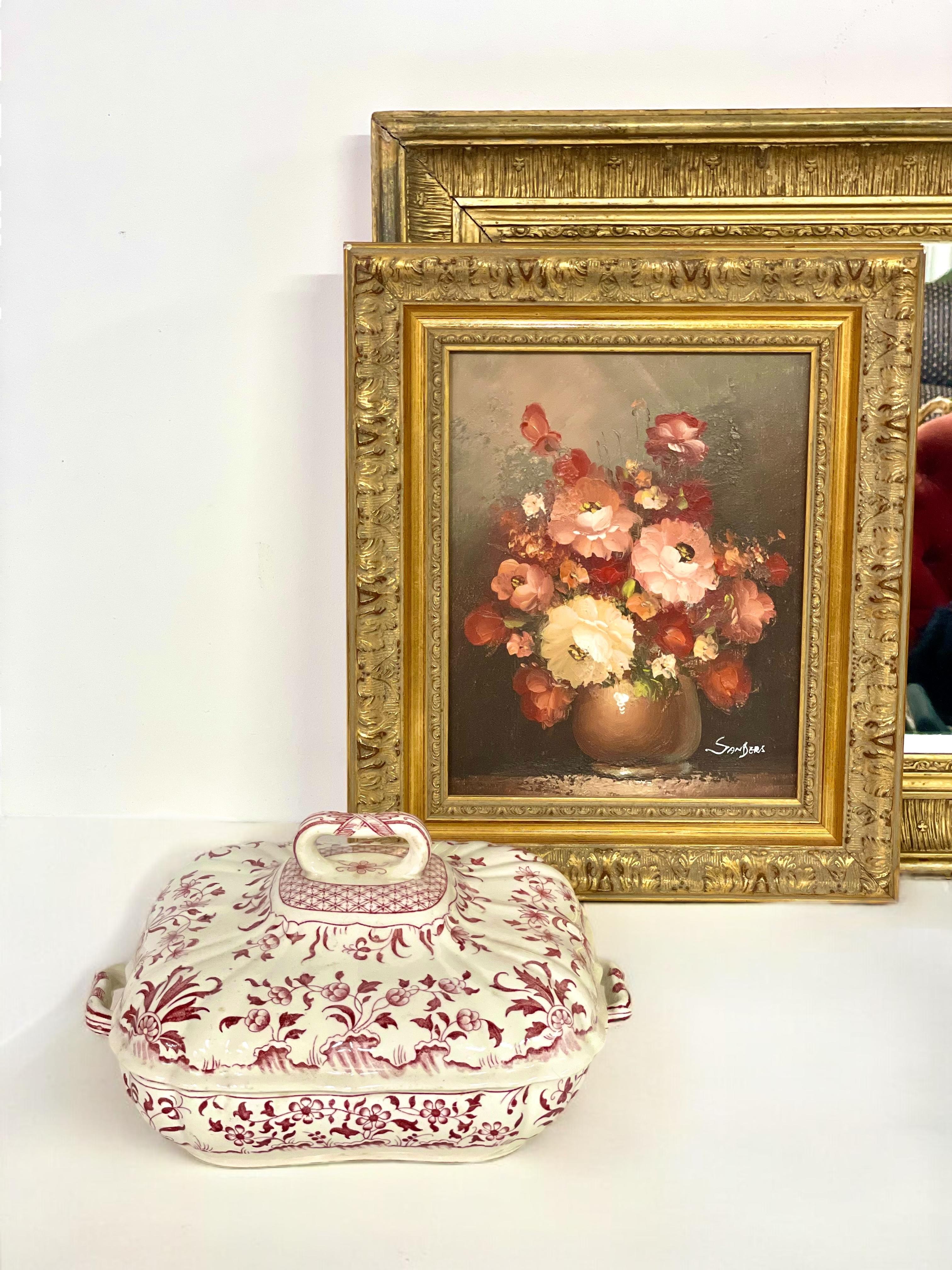 Antiguo Plato para Verduras con Tapa Minton's en Patrón Montrose, Siglo XIX en venta 8