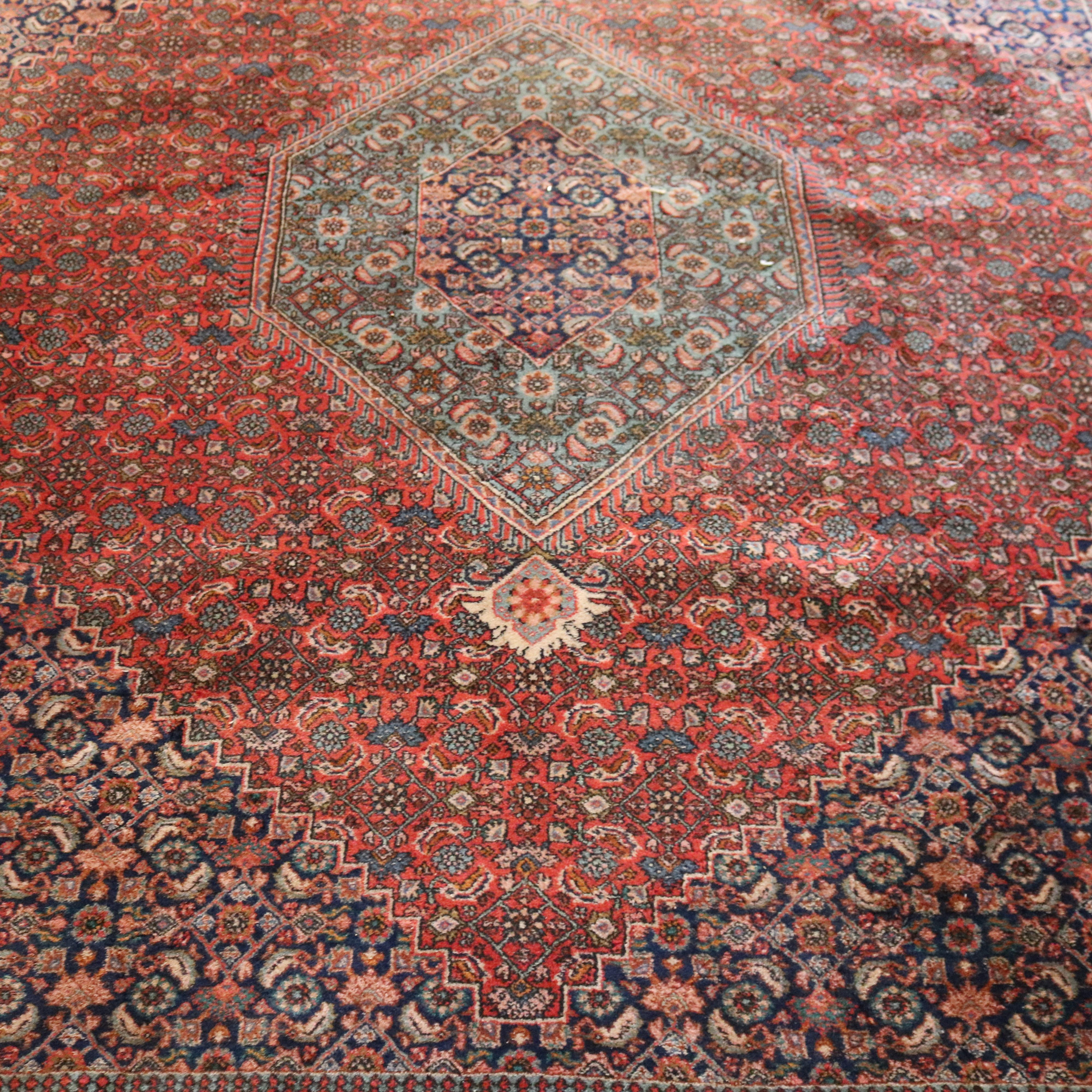 Antique Mir Persian Oriental Rug Circa 1930 For Sale 4