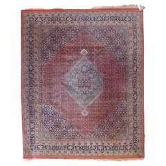 Antique Mir Persian Oriental Rug Circa 1930