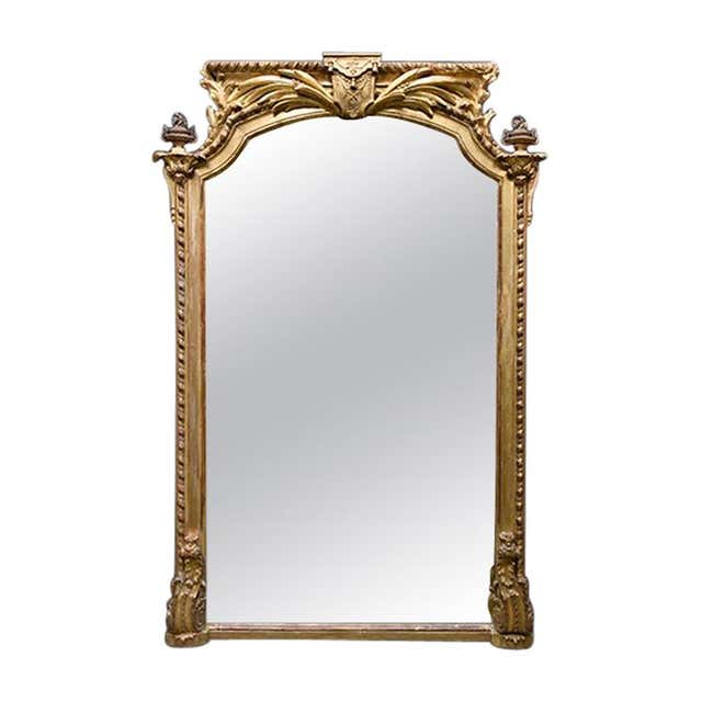 Antique French Mirror For Sale at 1stDibs