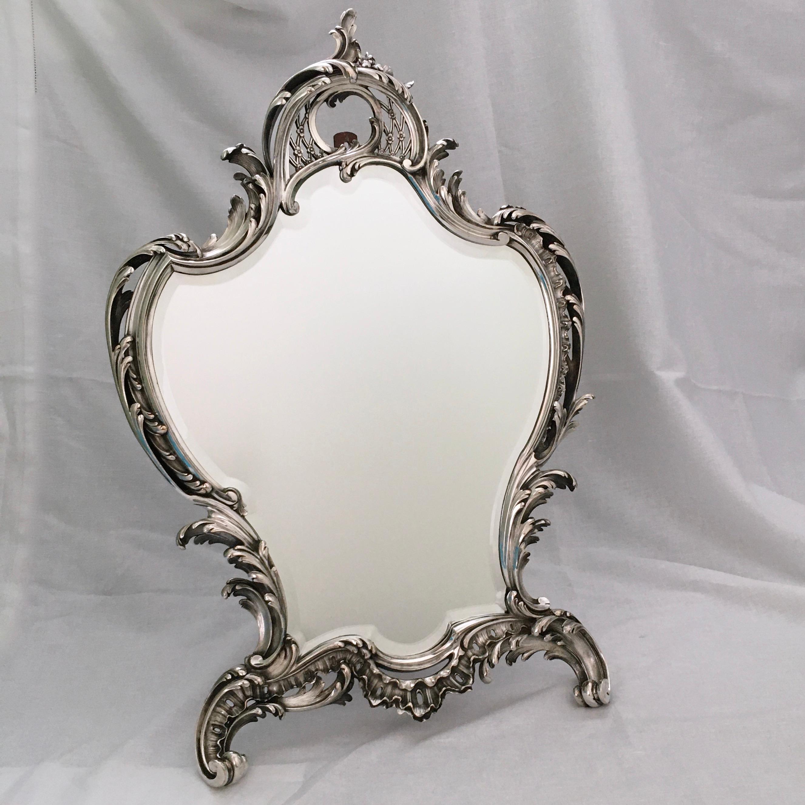 Antique Mirror, A. Aucoc, Paris, Rococo, 1900, documented For Sale 2
