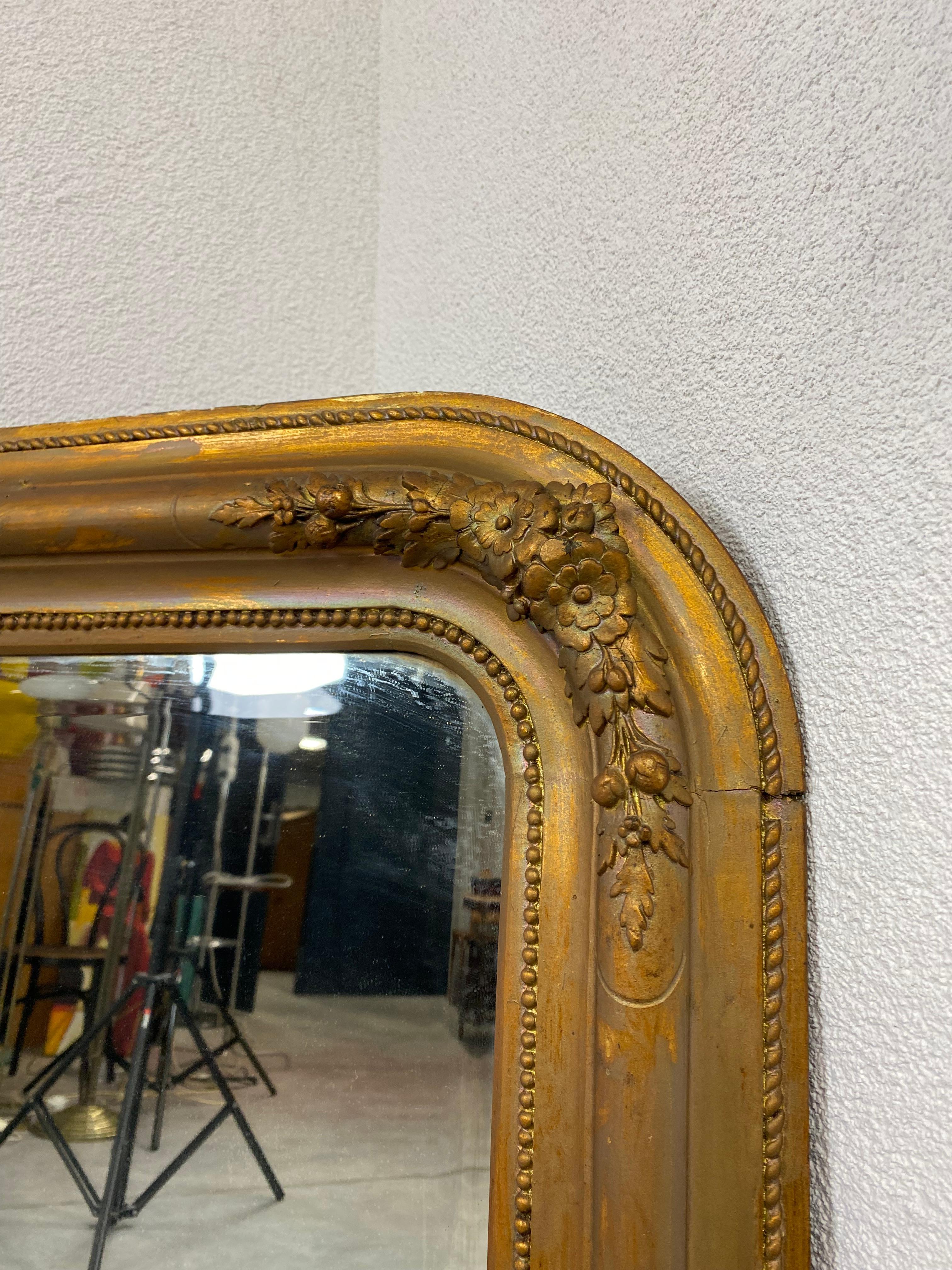 Slovak Antique Mirror, circa 1890 For Sale