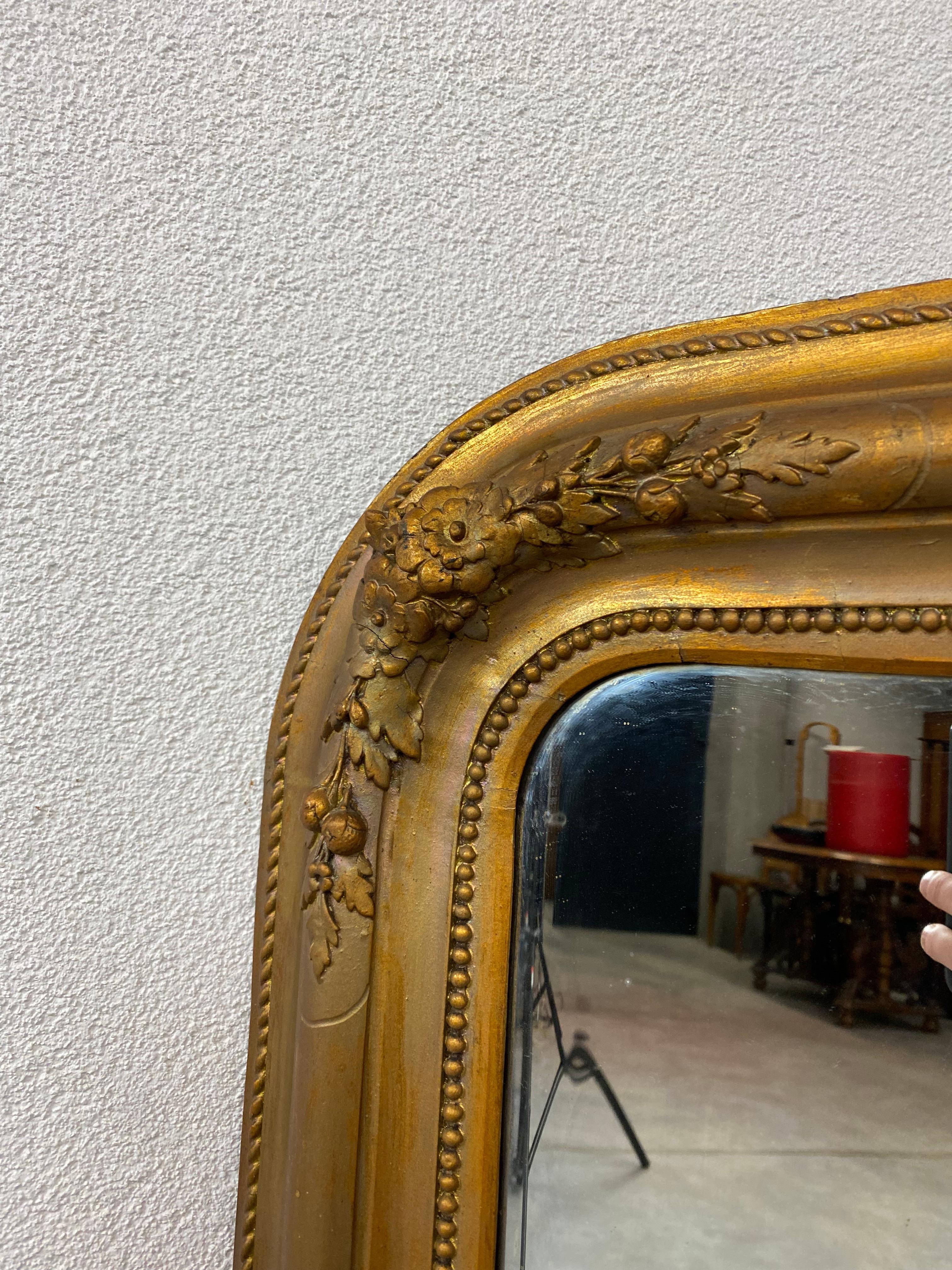 Late 19th Century Antique Mirror, circa 1890 For Sale