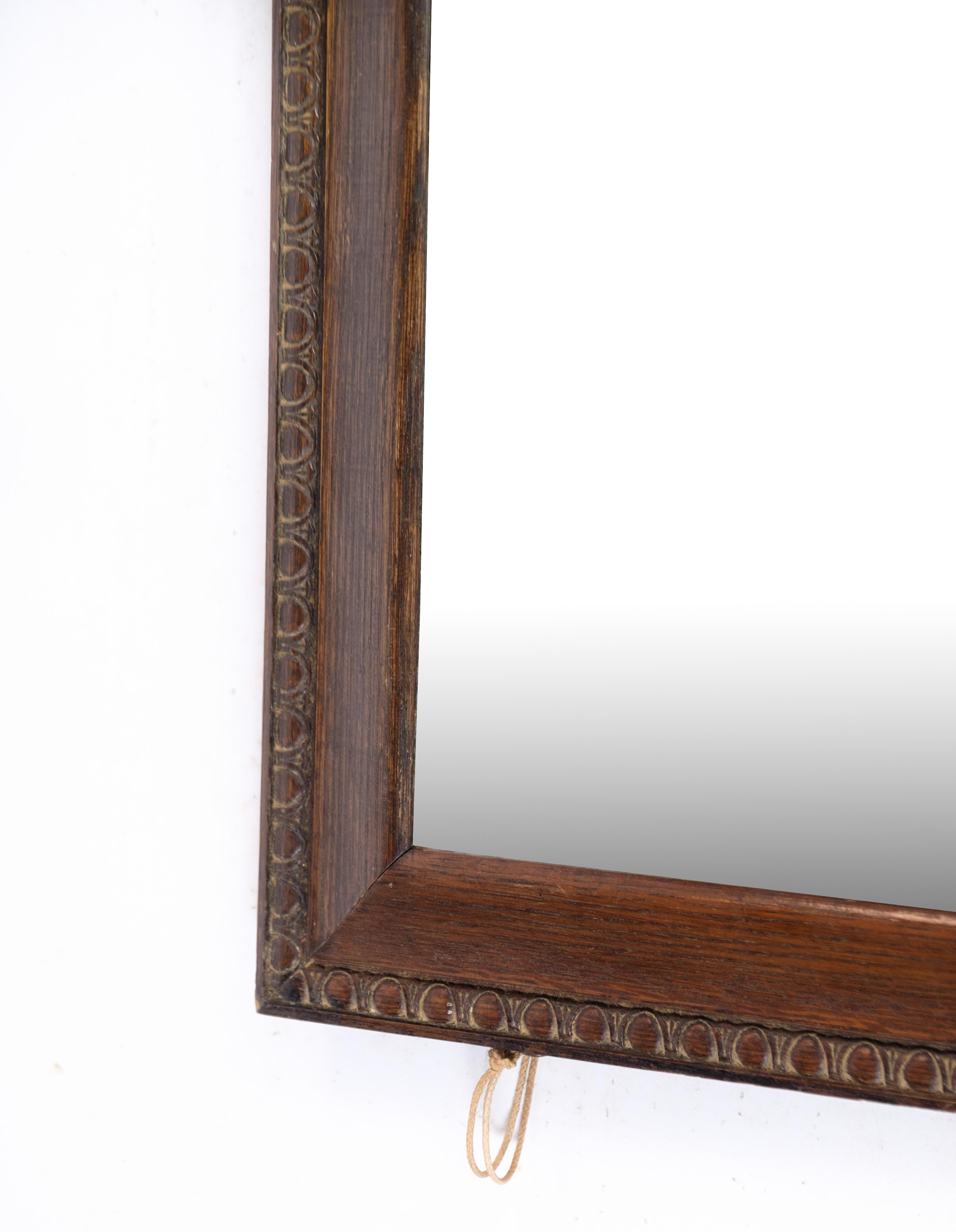 Antique Mirror, Dark Polished Wood, Decorations, 1890 5