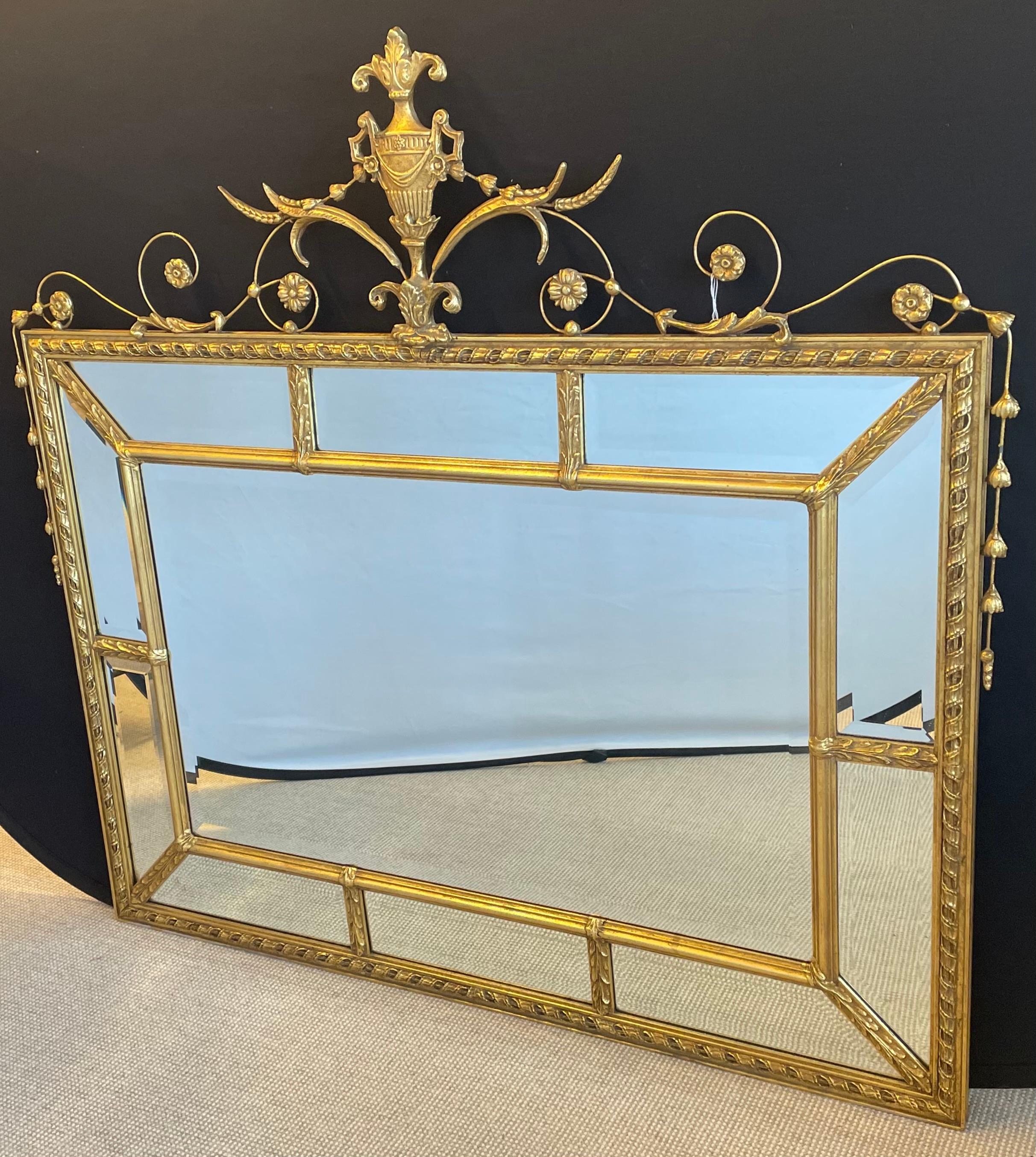 Adams Style Wall, Console or Over the Mantle Mirror For Sale 5
