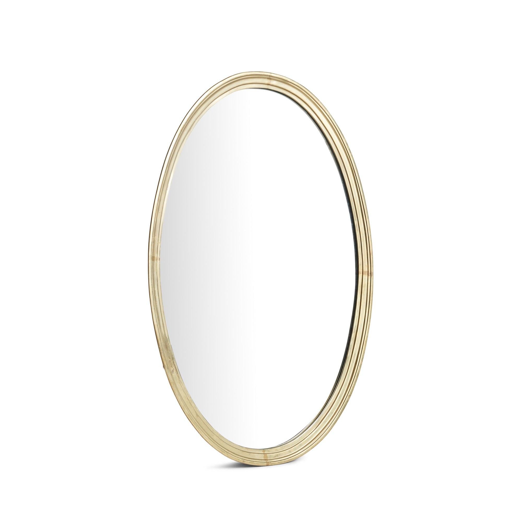 Miroir en bronze antique