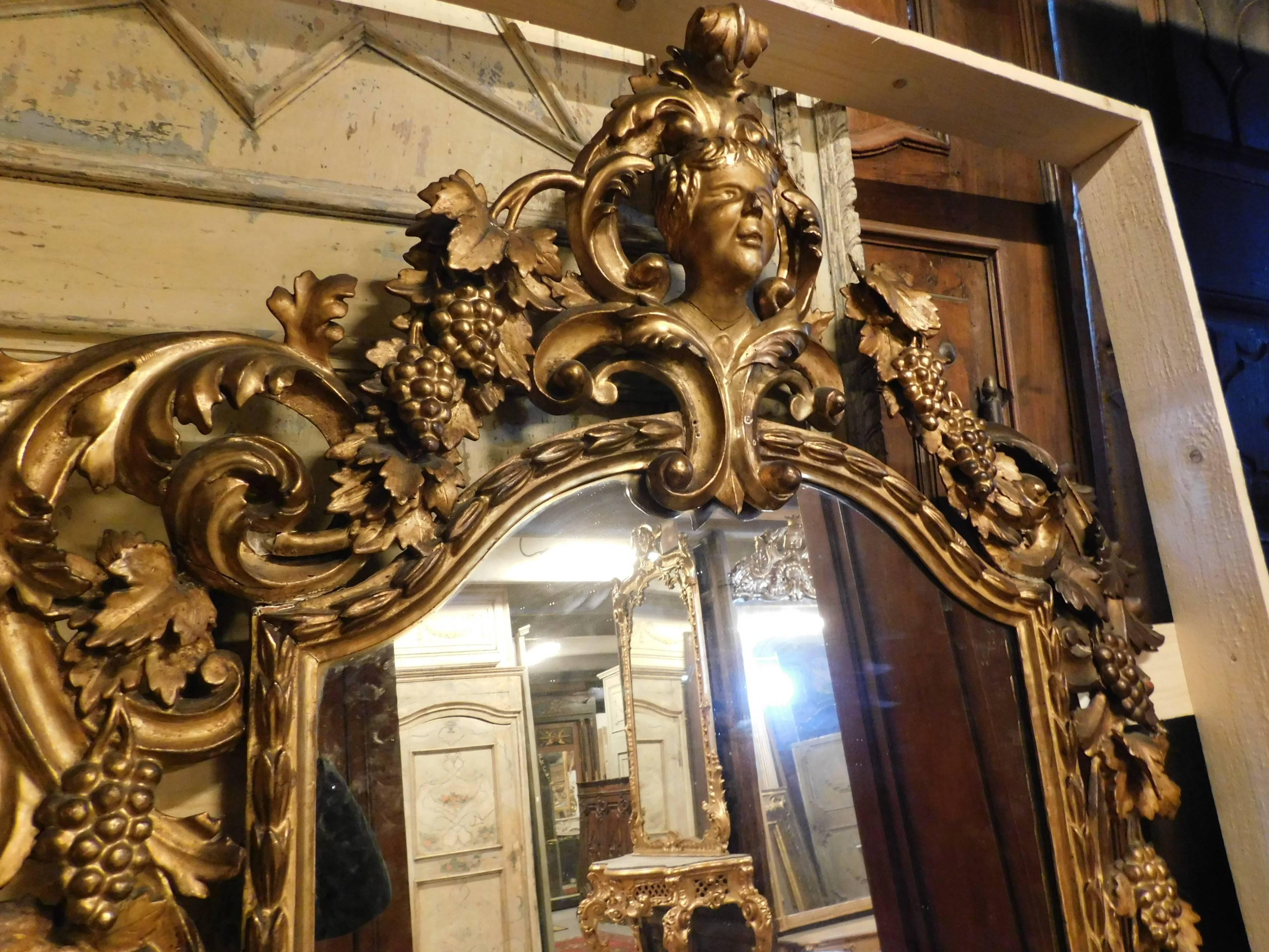 Antique mirror.