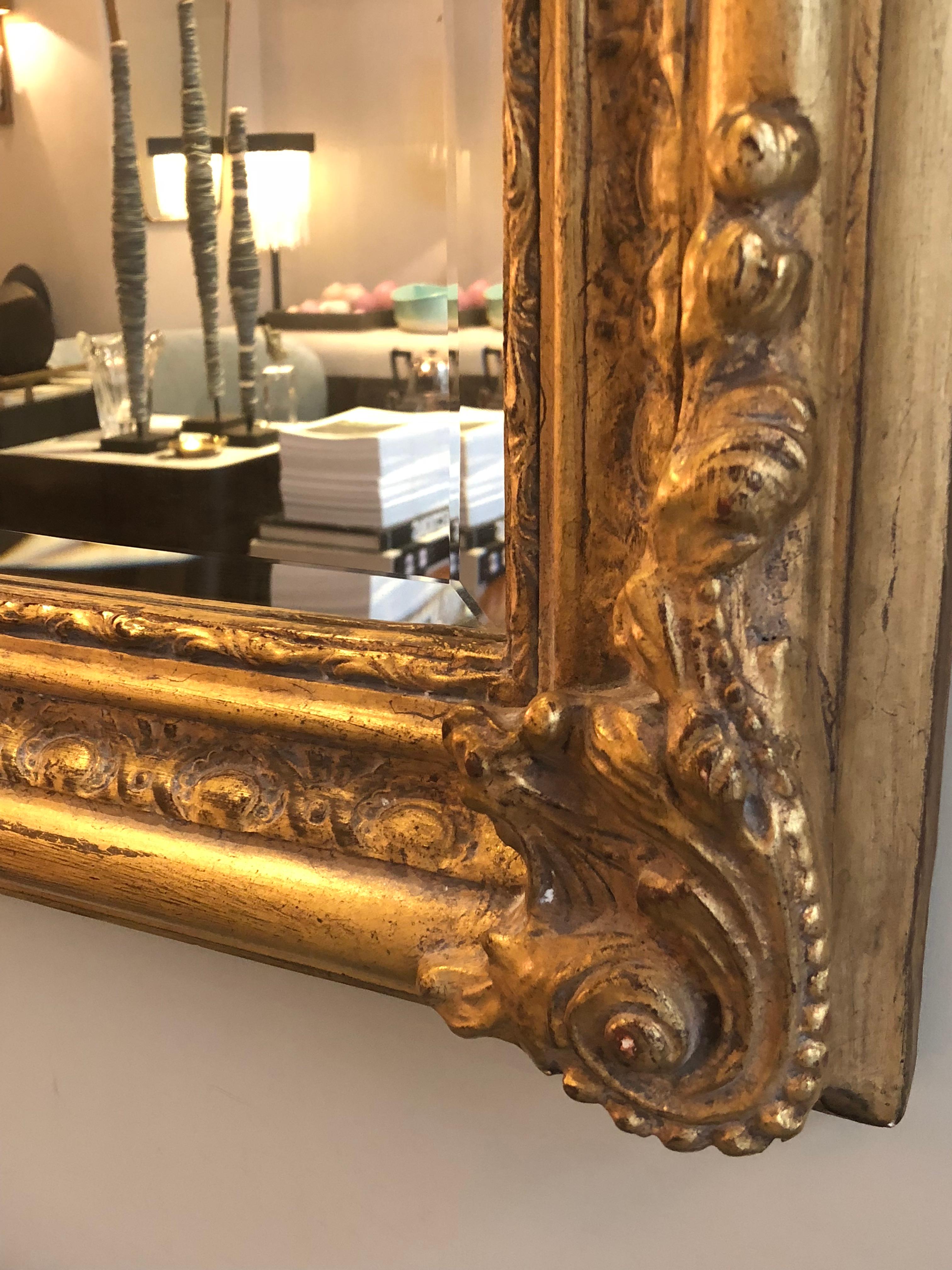 French Antique Mirror For Sale