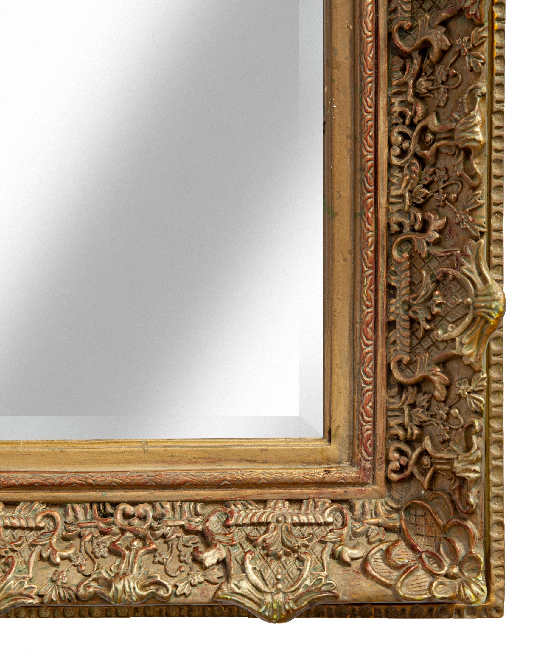 Gilt Antique Mirror For Sale