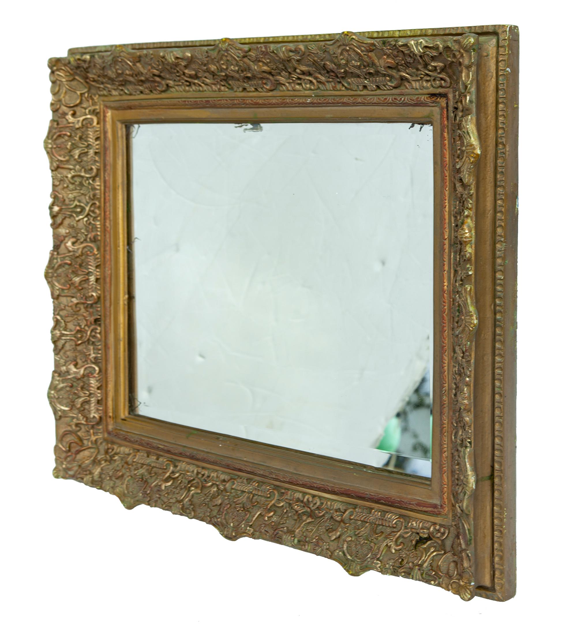 19th Century Antique Mirror For Sale