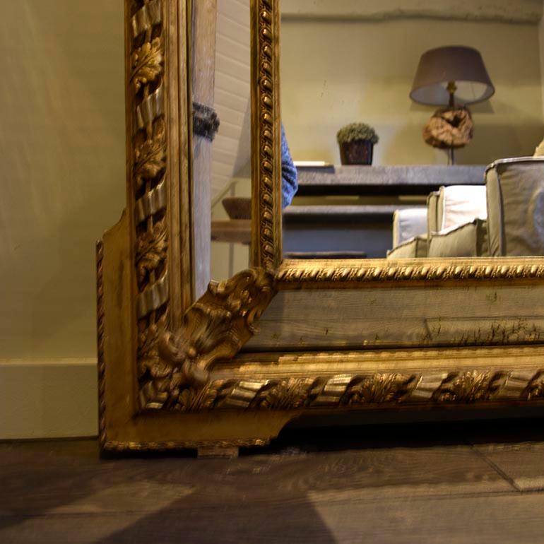 Mid-19th Century Antique Mirror from the 19th Century
