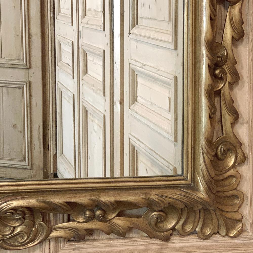 Antique Mirror, Italian Giltwood in Rococo Style 3