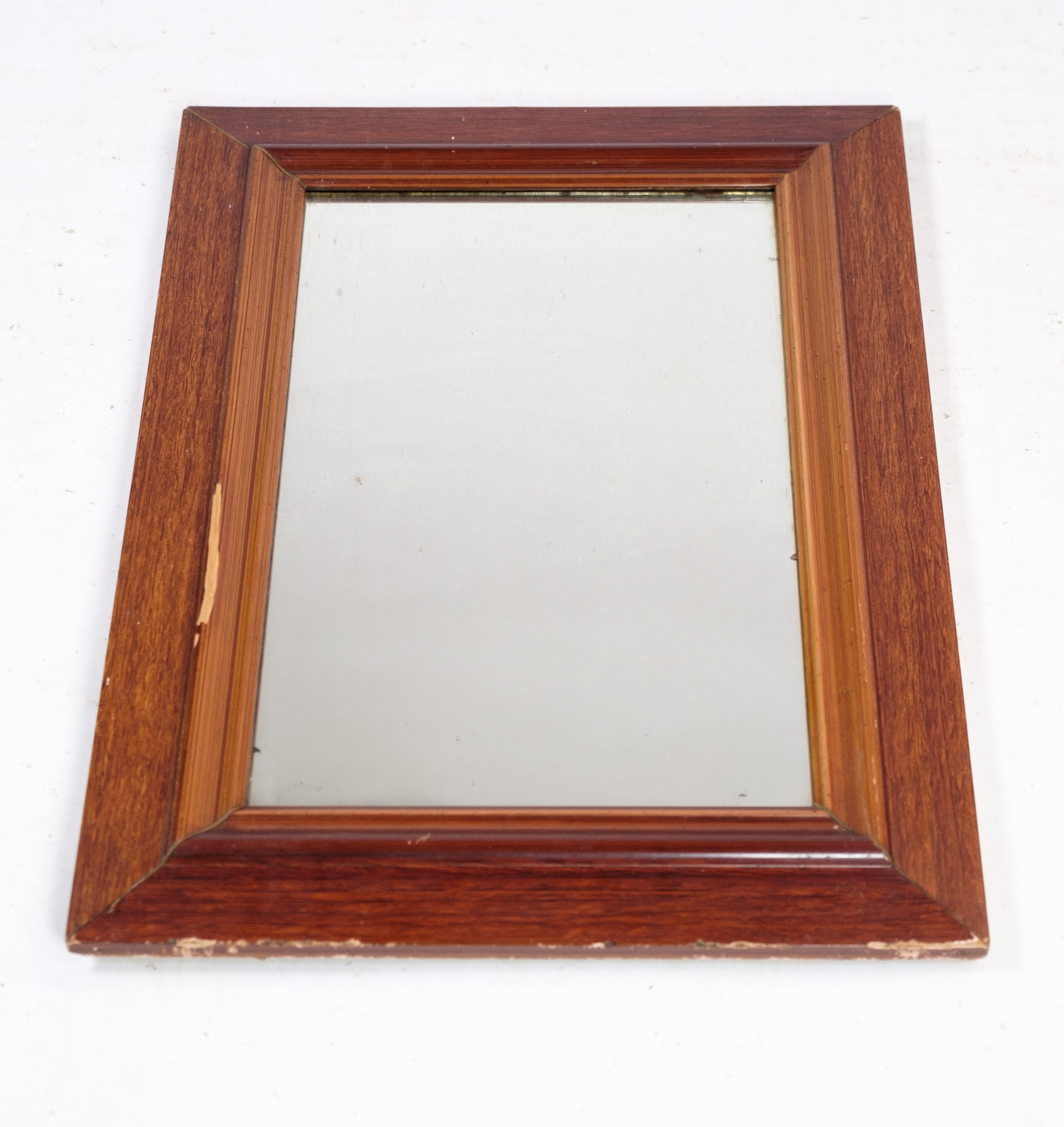 Antique Mirror, Mahogany, 1920 In Good Condition For Sale In Lejre, DK
