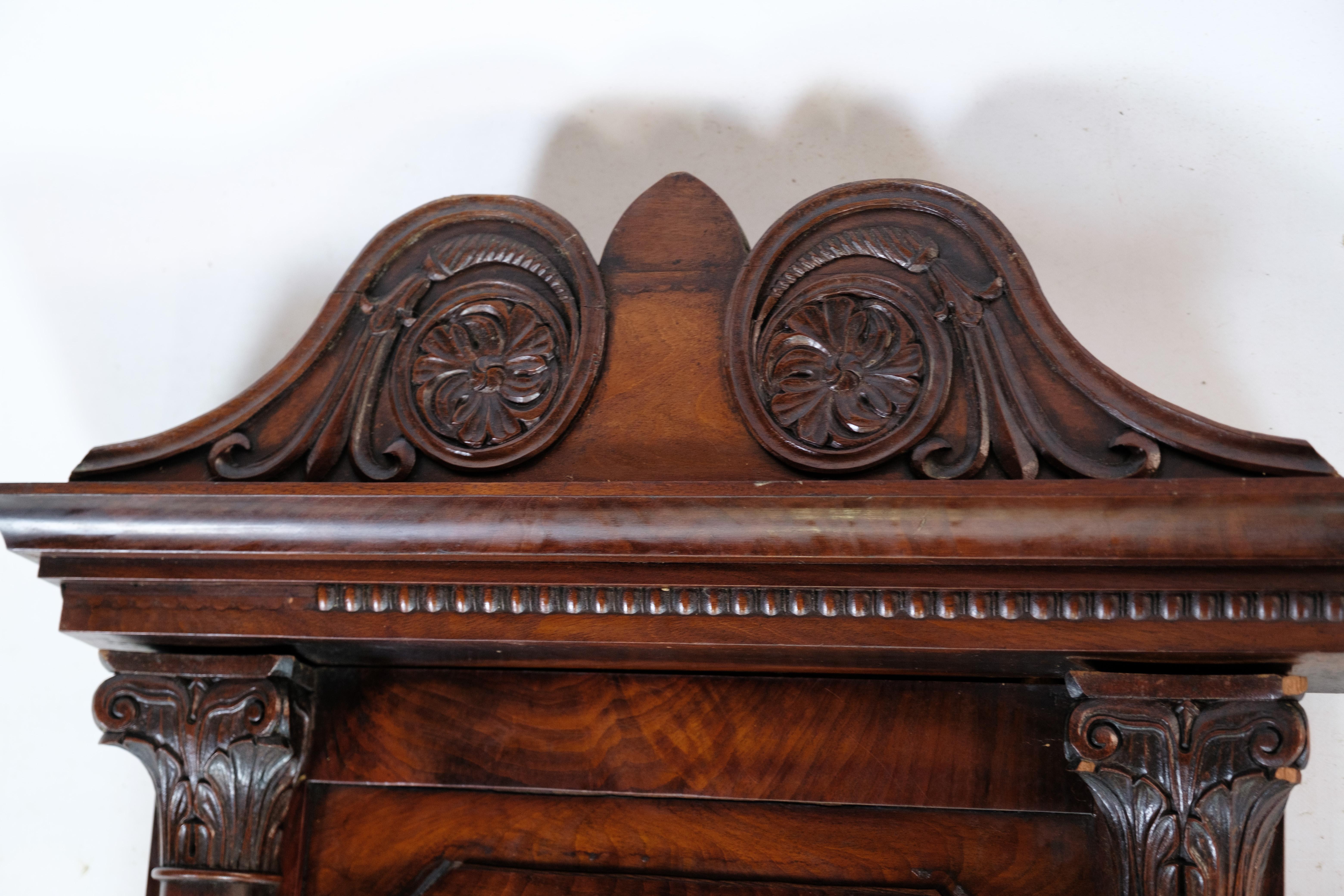 Antique Mirror, Mahogany, Late Empire, 1840 2