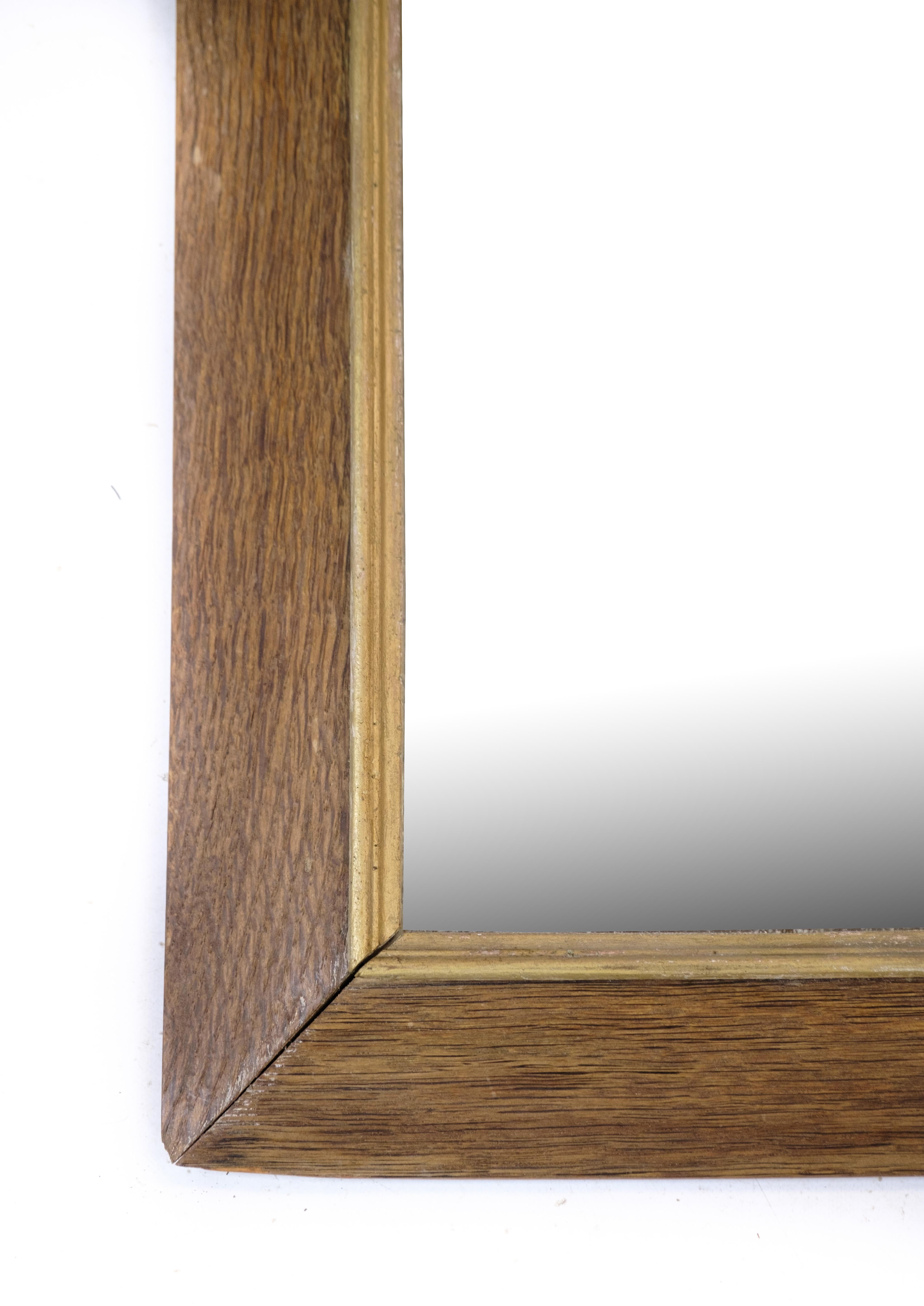 Early 20th Century Antique Mirror, Oak, Gilding, 1920 For Sale