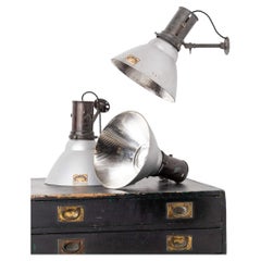 Antique Mirrored Glass GEC GECORAY Wall Lamps c.1920