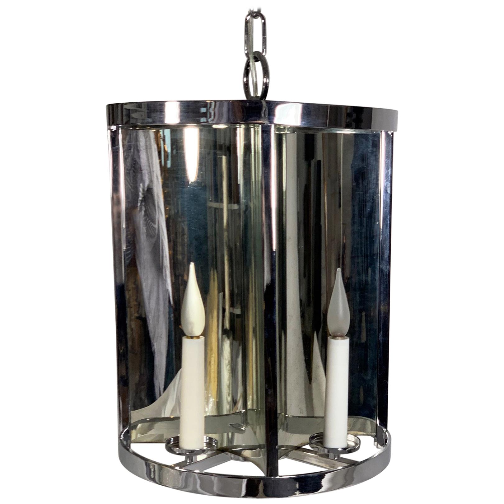 Antique Mirrored Lantern For Sale