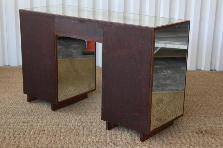 Antique Mirrored Vanity Desk, France, 1930s at 1stDibs