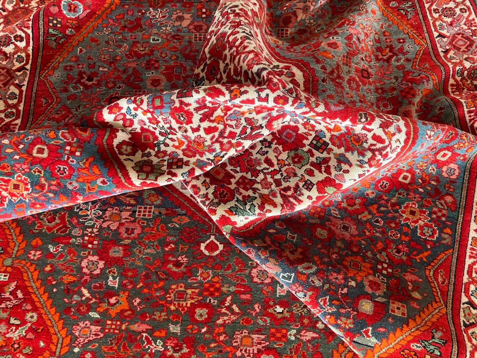 Antiker Mishan Malayer-Teppich 1,98 m x 1,32 m im Angebot 11