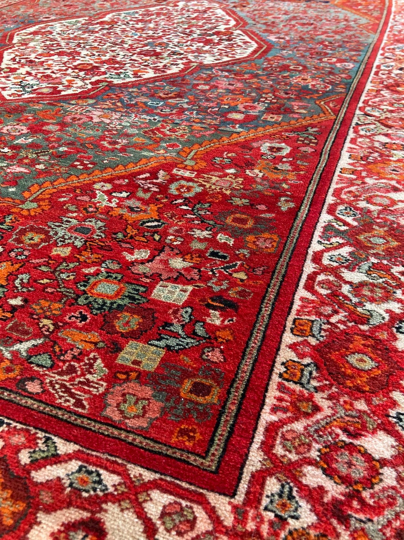 Antique Mishan Malayer Rug 1.98m x 1.32m For Sale 3