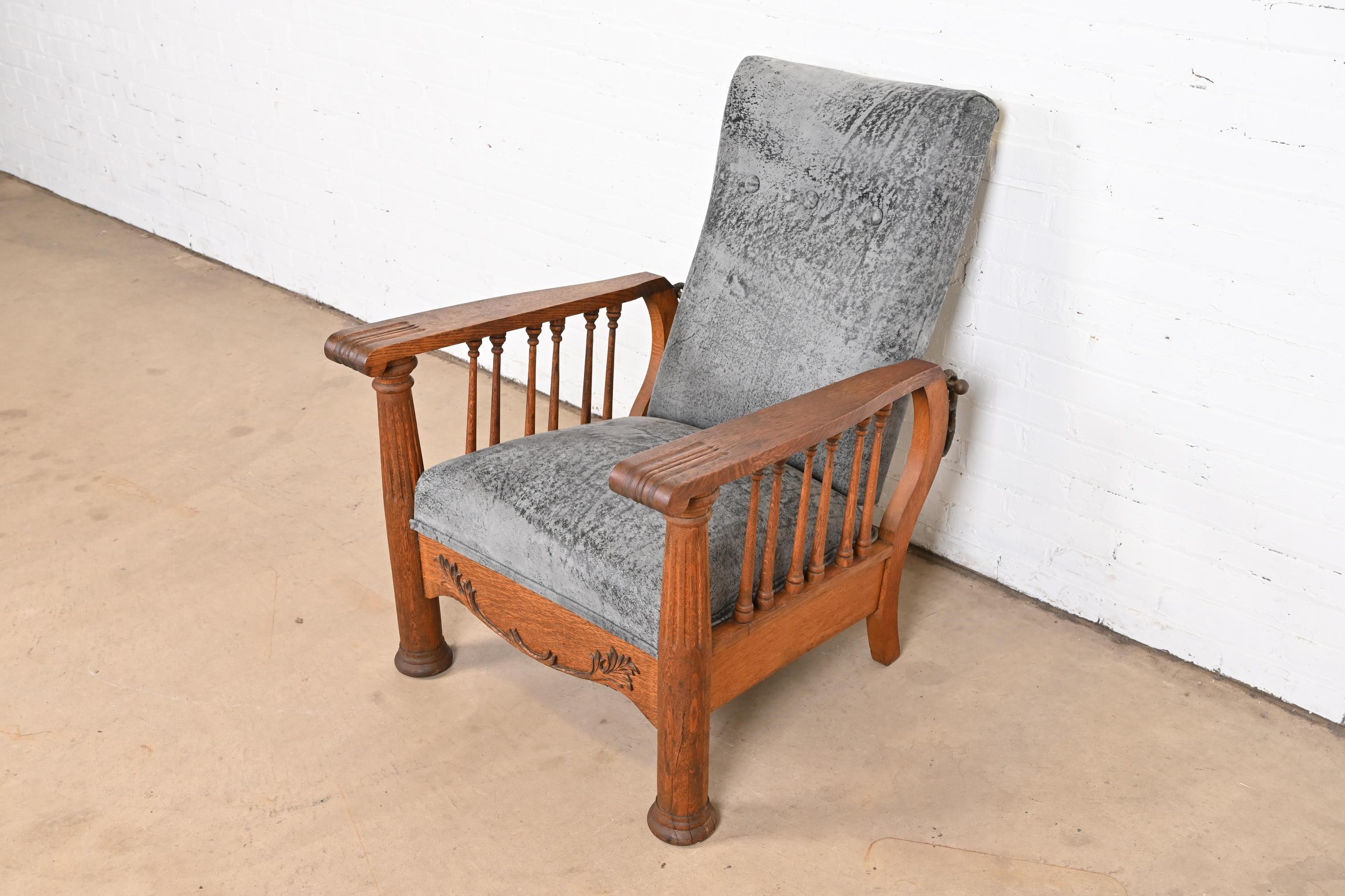 oak morris chair